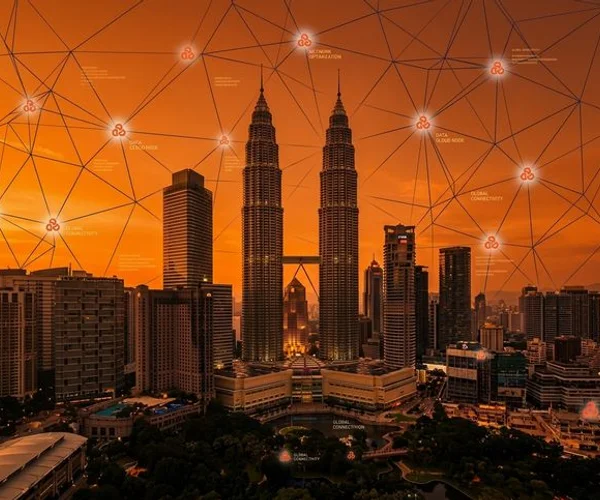 Kuala Lumpur business district skyline representing Malaysia's digital growth