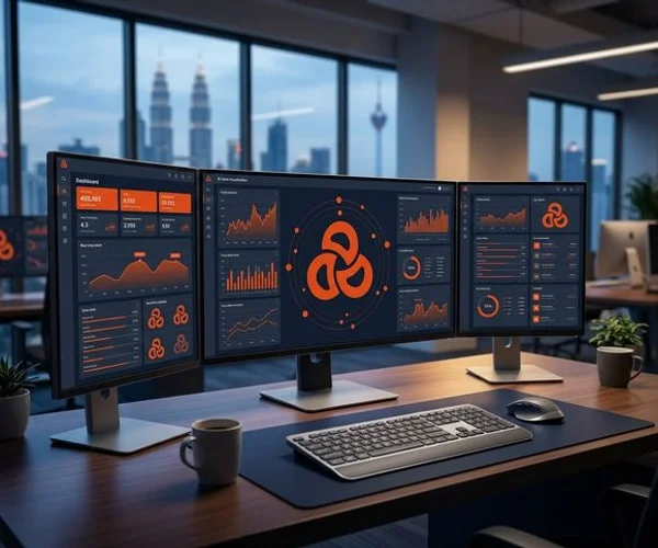 AI SEO Malaysia workspace showing visibility dashboards and analytics