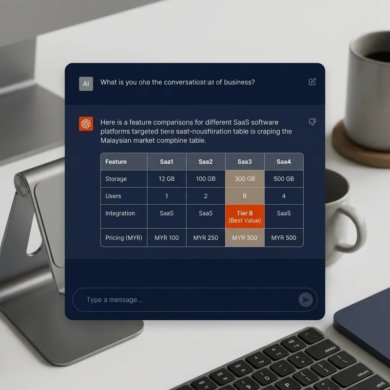 AI software recommendation comparison showing features and pricing