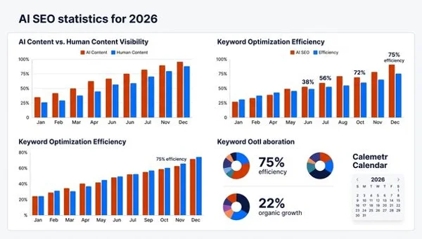 AI SEO Statistics 2026 data
